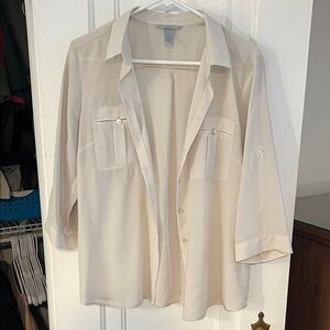 H&M Women's Cream Blouse